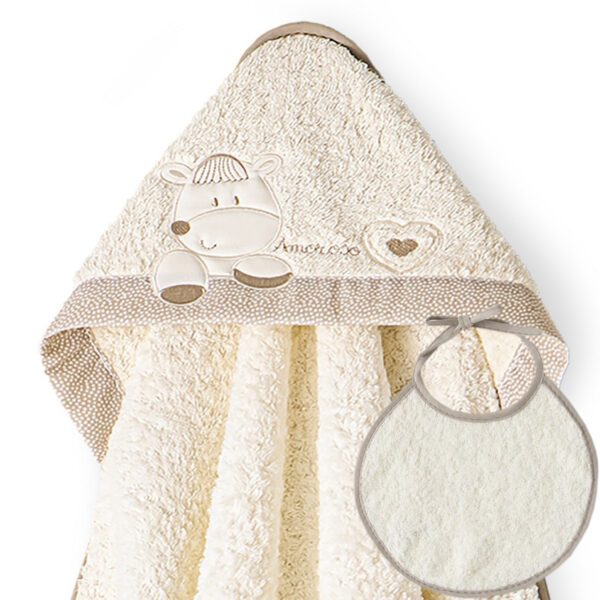 Capa de baño y  babero INTERBABY